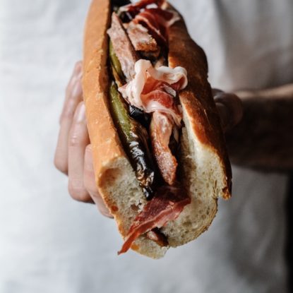 Serranito Sandwich with Jamon
