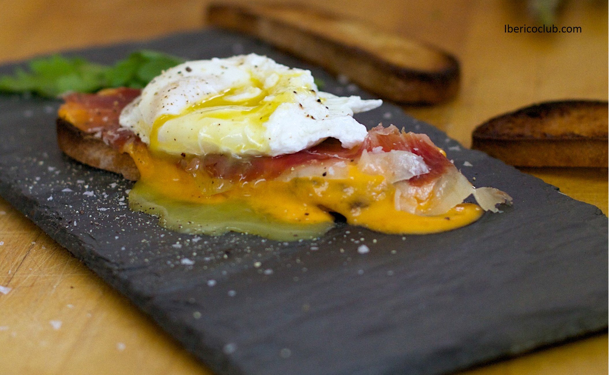 Poached Egg & Jamón Ibérico with Salmorejo Recipe